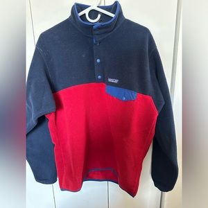 Patagonia Men’s Red/Black Synchilla Fleece — Size M